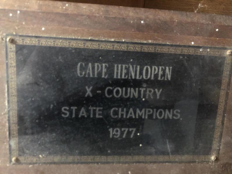 Cape state champions of cross country in 1977. It was 45 years ago, but where are the shoes? DAVE FREDERICK PHOTOS